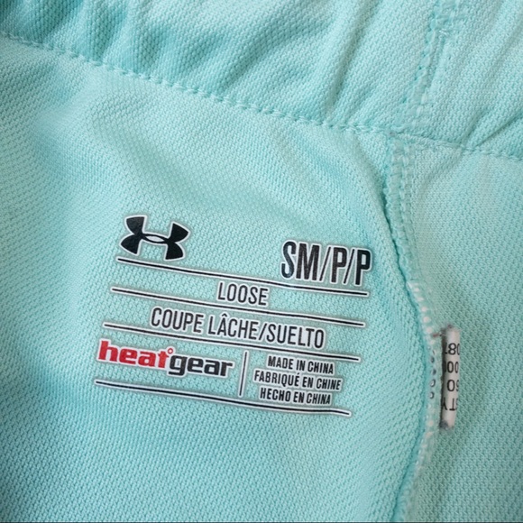 Under Armour Seaglass Loose Fit Heat Gear Athletic Shorts - Size Small - Picture 6 of 6